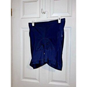 PATAGONIA Women’s Navy Mesh Inset Padded Biker Shorts Sz L